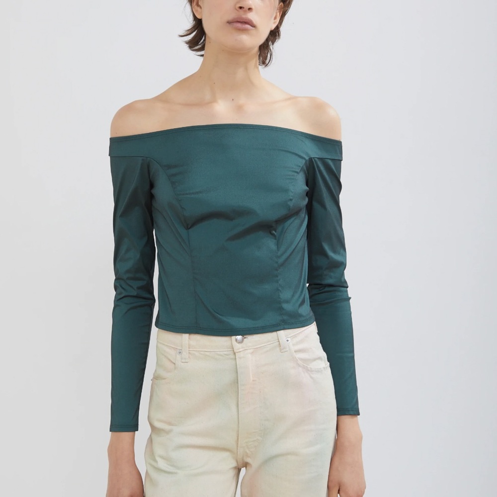 ECKHAUS LATTA
Portrait Top in green